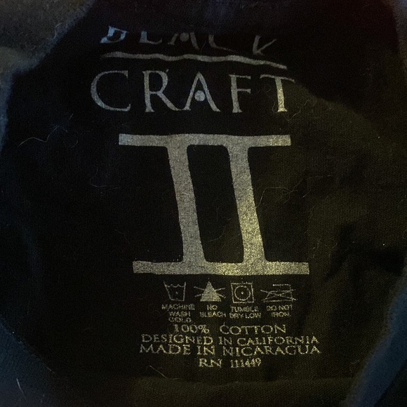 Blackcraft Cult rare Ghost with the Most subscription box tee black and orange M - Picture 2 of 2